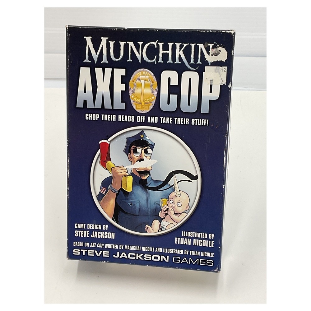 Munchkin Axe Cop Card Game Steve Jackson Games